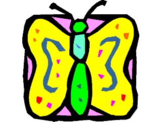 Sticker Custom Preview Image #018149 Animals Cartoons Butterfly07