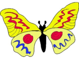 Sticker Custom Preview Image #018150 Animals Cartoons Butterfly08