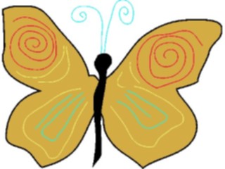 Sticker Custom Preview Image #018151 Animals Cartoons Butterfly09