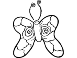 Sticker Custom Preview Image #018152 Animals Cartoons Butterfly10