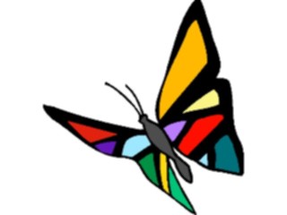 Sticker Custom Preview Image #018158 Animals Cartoons Butterfly16