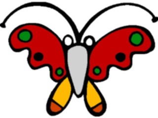 Sticker Custom Preview Image #018159 Animals Cartoons Butterfly17