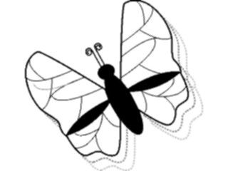Sticker Custom Preview Image #018164 Animals Cartoons Butterfly22