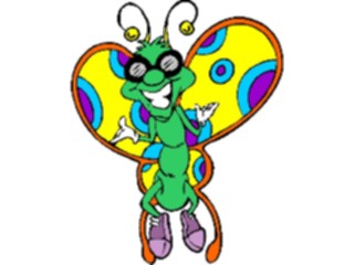 Sticker Custom Preview Image #018165 Animals Cartoons Butterfly23