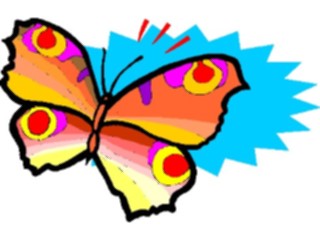 Sticker Custom Preview Image #018171 Animals Cartoons Butterfly29