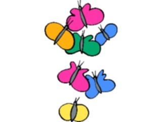 Sticker Custom Preview Image #018178 Animals Cartoons Butterfly Group2