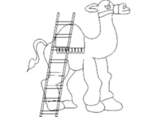 Sticker Custom Preview Image #018188 Animals Cartoons Camel01