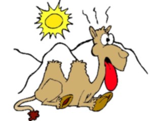Sticker Custom Preview Image #018209 Animals Cartoons Camel Hot