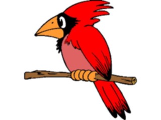 Sticker Custom Preview Image #018219 Animals Cartoons Cardinal