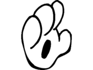 Sticker Custom Preview Image #018221 Animals Cartoons Cartoon Hand