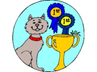 Sticker Custom Preview Image #018241 Animals Cartoons Cat1st Place