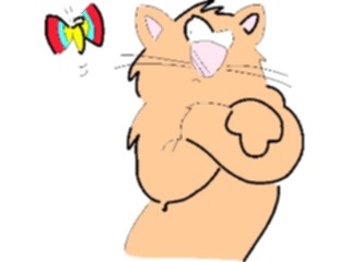Sticker Custom Preview Image #018286 Animals Cartoons Cat Butterfly