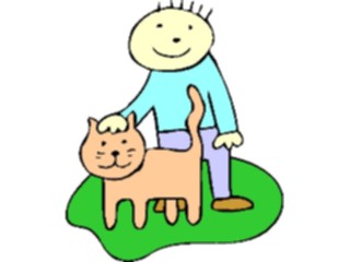 Sticker Custom Preview Image #018300 Animals Cartoons Cat Child12