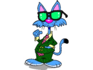 Sticker Custom Preview Image #018306 Animals Cartoons Cat Cool