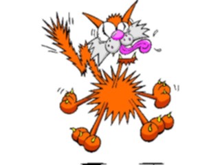 Sticker Custom Preview Image #018307 Animals Cartoons Cat Crazy