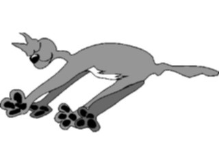Sticker Custom Preview Image #018317 Animals Cartoons Cat Dreaming