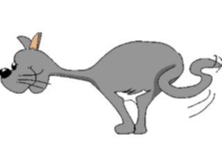 Sticker Custom Preview Image #018323 Animals Cartoons Cat Eager
