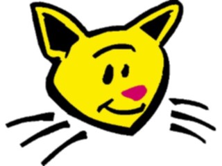 Sticker Custom Preview Image #018330 Animals Cartoons Cat Face2