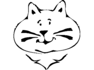Sticker Custom Preview Image #018333 Animals Cartoons Cat Face5