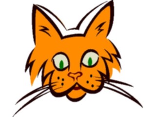 Sticker Custom Preview Image #018334 Animals Cartoons Cat Face6