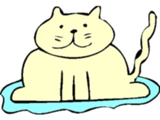 Sticker Custom Preview Image #018337 Animals Cartoons Cat Fat2