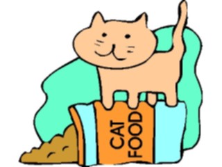 Sticker Custom Preview Image #018350 Animals Cartoons Cat Food07