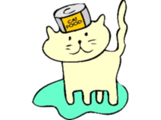 Sticker Custom Preview Image #018353 Animals Cartoons Cat Food10