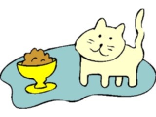 Sticker Custom Preview Image #018354 Animals Cartoons Cat Food11