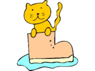 Sticker Custom Preview Image #018381 Animals Cartoons Catin Boot1