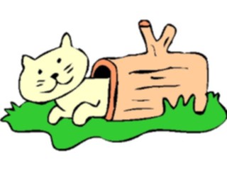 Sticker Custom Preview Image #018386 Animals Cartoons Catin Log