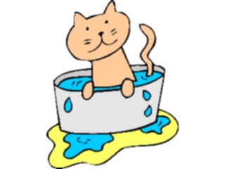 Sticker Custom Preview Image #018390 Animals Cartoons Catin Water