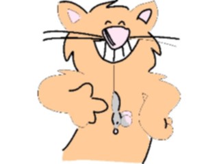 Sticker Custom Preview Image #018407 Animals Cartoons Cat Mouse2