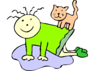 Sticker Custom Preview Image #018429 Animals Cartoons Caton Back2