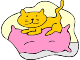Sticker Custom Preview Image #018437 Animals Cartoons Caton Pillow
