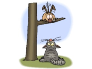 Sticker Custom Preview Image #018441 Animals Cartoons Cat Opossum