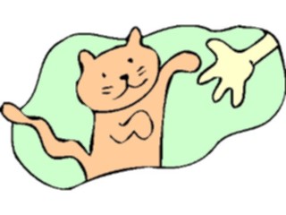Sticker Custom Preview Image #018449 Animals Cartoons Cat Playing6