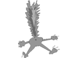 Sticker Custom Preview Image #018462 Animals Cartoons Cat Rear