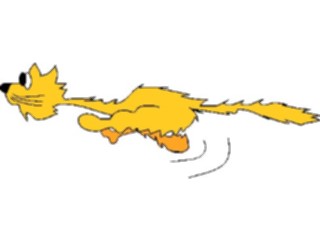 Sticker Custom Preview Image #018464 Animals Cartoons Cat Running2
