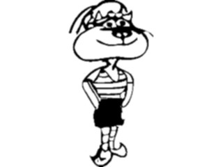 Sticker Custom Preview Image #018534 Animals Cartoons Cat Wearing Hat