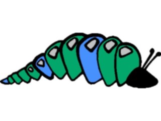 Sticker Custom Preview Image #018567 Animals Cartoons Caterpillar02