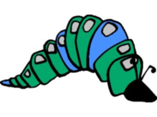Sticker Custom Preview Image #018569 Animals Cartoons Caterpillar04