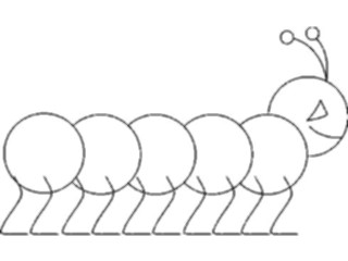 Sticker Custom Preview Image #018572 Animals Cartoons Caterpillar07
