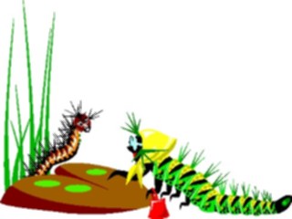 Sticker Custom Preview Image #018586 Animals Cartoons Caterpillars1