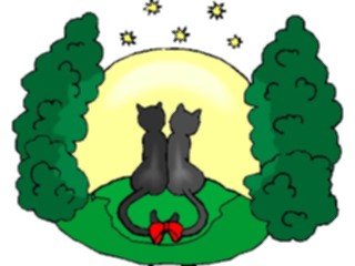 Sticker Custom Preview Image #018594 Animals Cartoons Catsin Love1