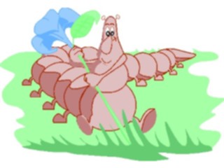 Sticker Custom Preview Image #018603 Animals Cartoons Centipede2