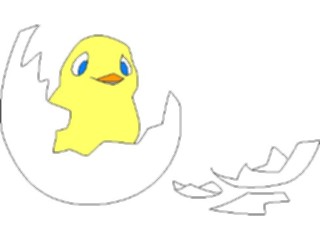 Sticker Custom Preview Image #018608 Animals Cartoons Chick01