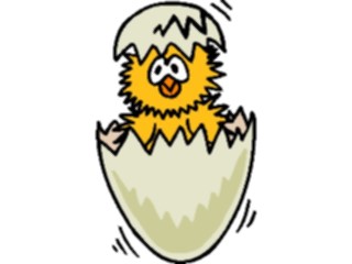 Sticker Custom Preview Image #018631 Animals Cartoons Chick Hatching3