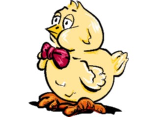 Sticker Custom Preview Image #018639 Animals Cartoons Chick Plump1