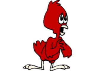 Sticker Custom Preview Image #018648 Animals Cartoons Chick Worried