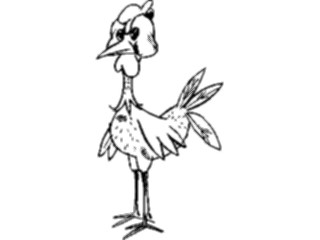 Sticker Custom Preview Image #018655 Animals Cartoons Chicken06